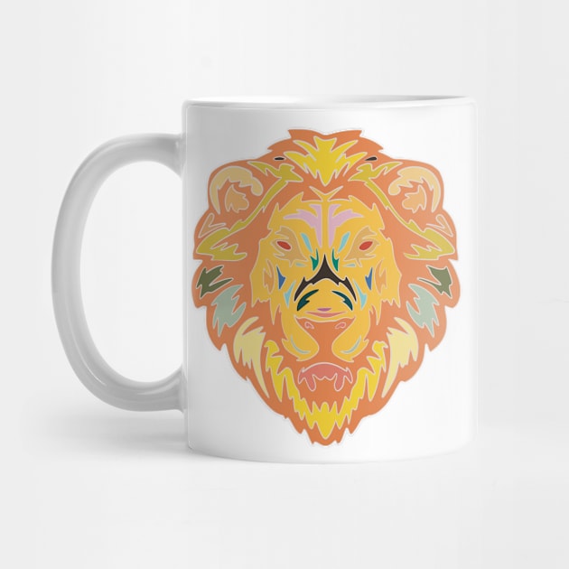 Lion 1 by Abstract Scribbler